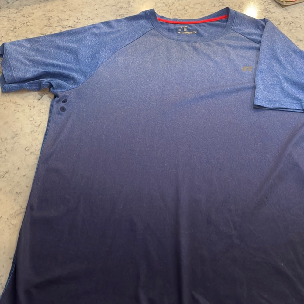 Russell Athletic, L, blue shirt